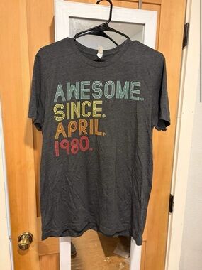 Women’s graphic Tee "Awesome Since April 1980"